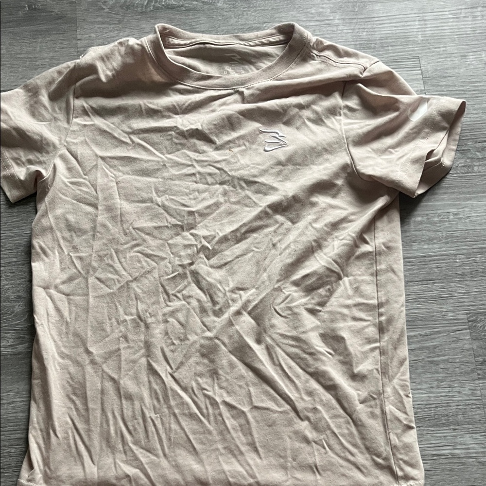 Nike Men's Short Sleeve Crew Tee in Light Beige